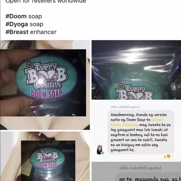 Doom Soap Boob Enhancement Lifting - Picture 3 of 9